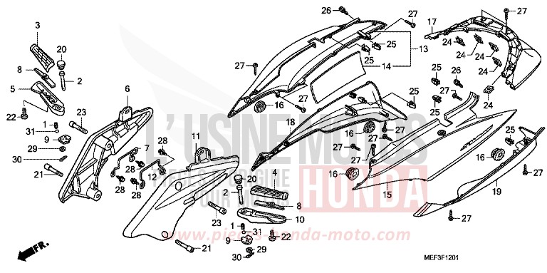 HOUSSE DE CARROSSERIE (FJS400D9/FJS400A) de SW-T400 ABS PEARL SUNBEAM WHITE (NHA66) 2009